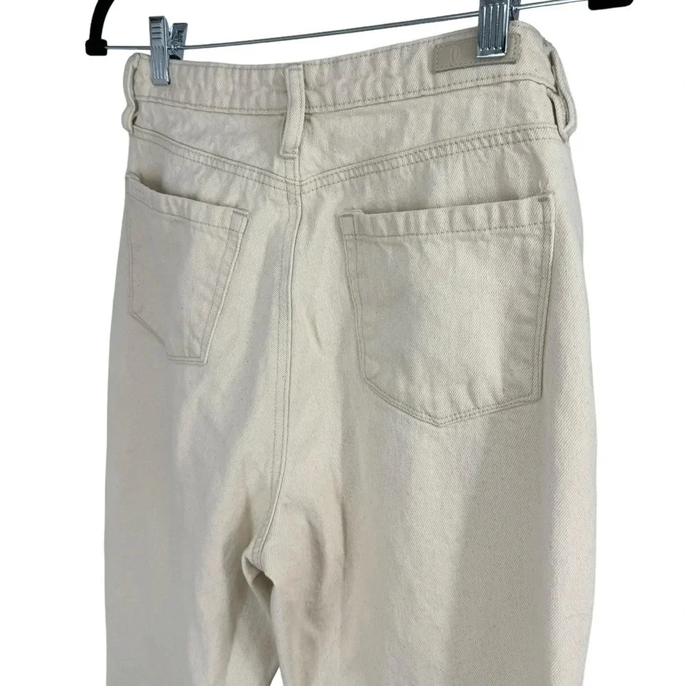 Blank NYC The Baxter white denim buttonfly jeans crop size 29